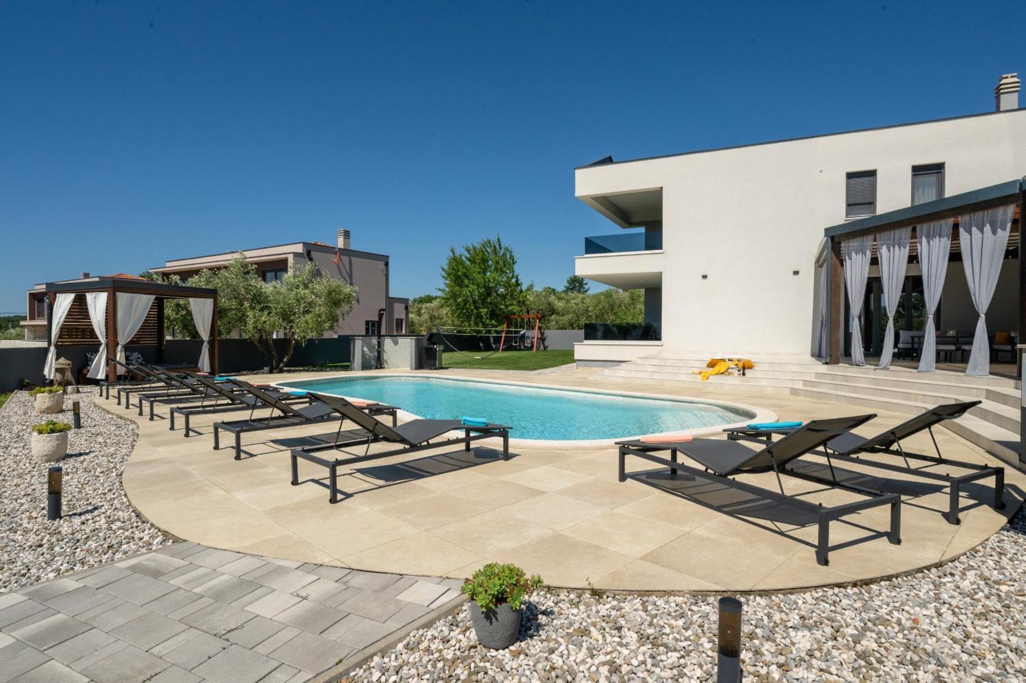 Villa Posidonia Near Pula With Sea View And Surrounded By Olive Trees Krnica Exterior foto